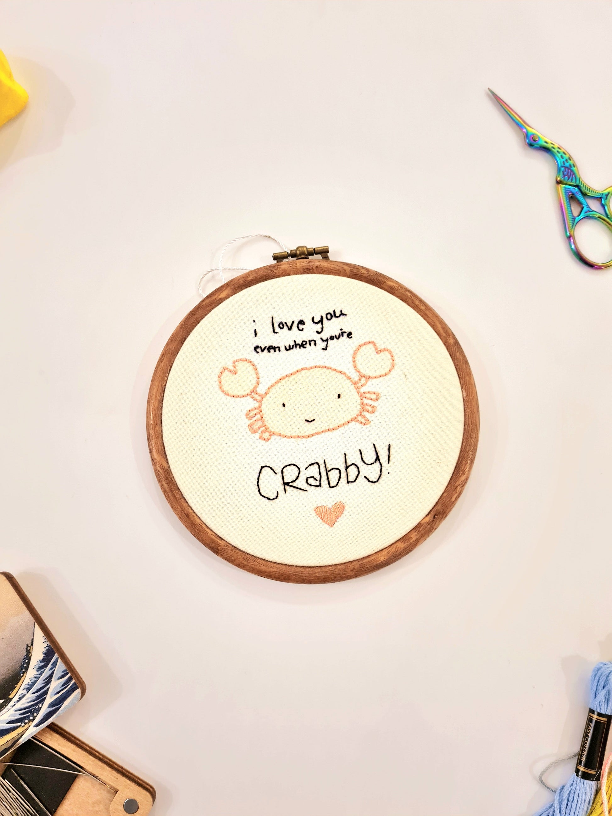 I like you even when you're CRABBY!