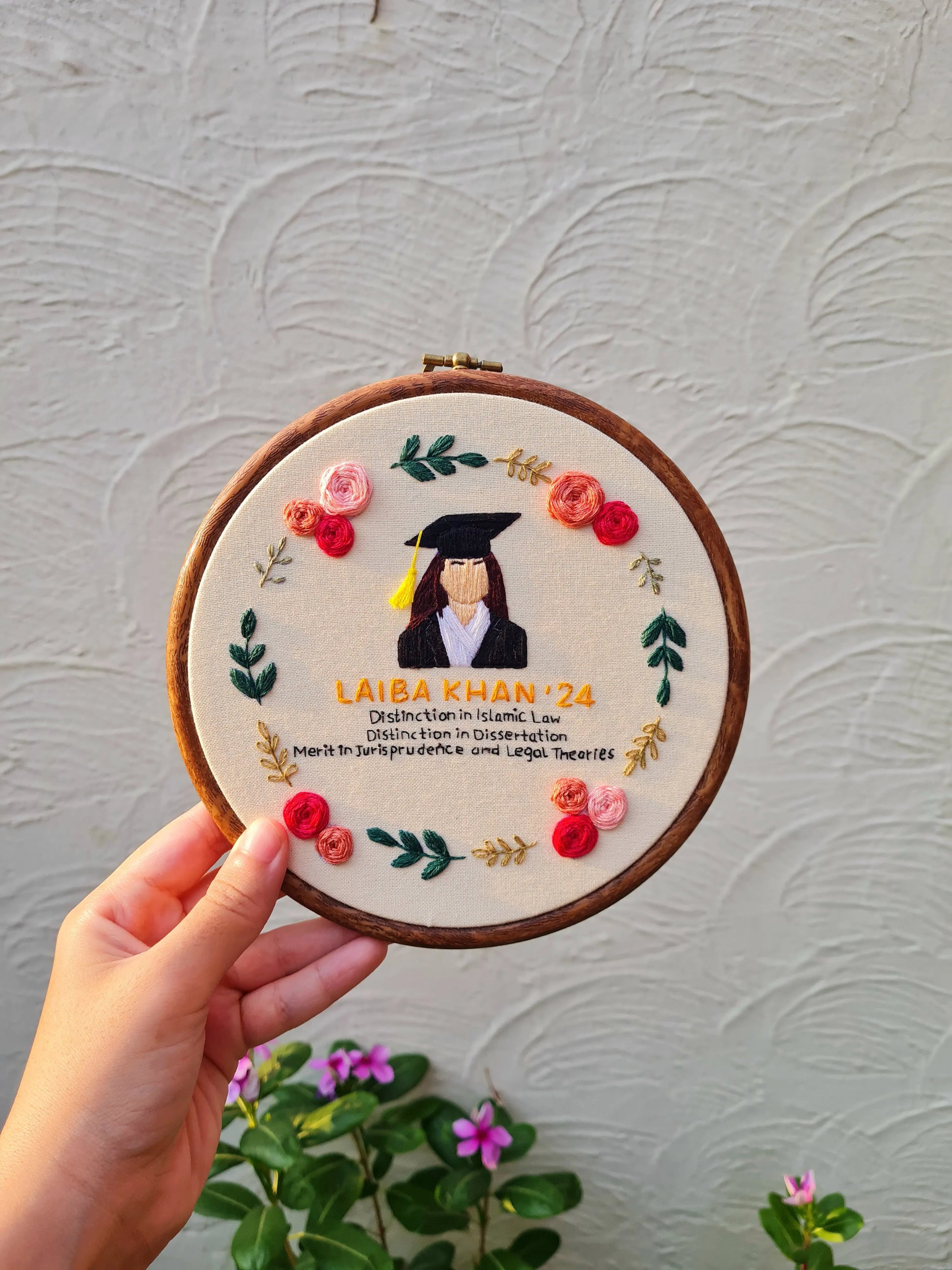 Portrait Graduation Hoop