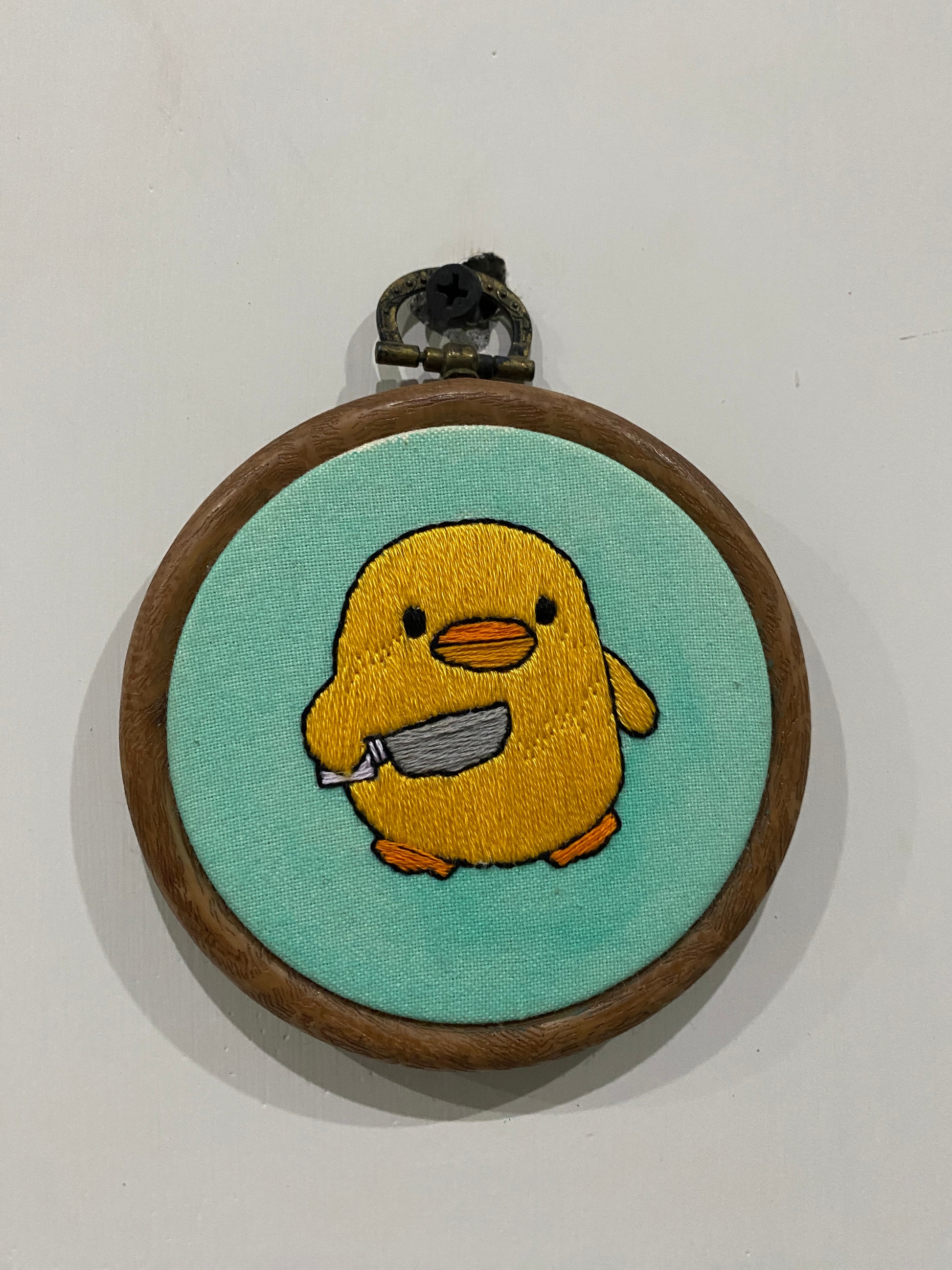 Duck with the machete