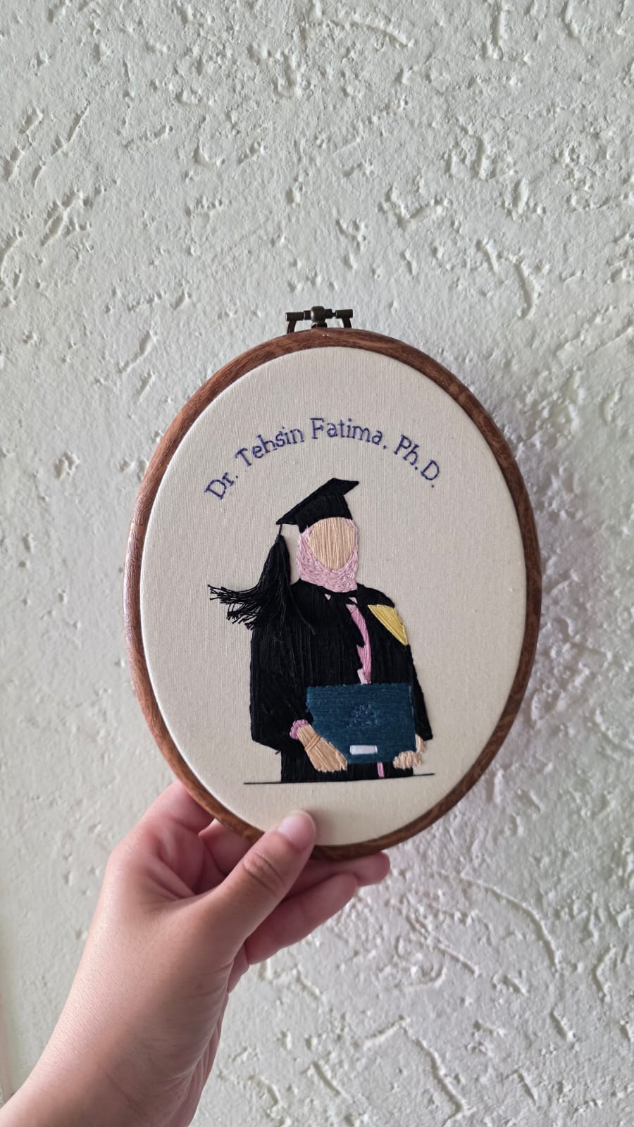 Graduation Portrait Hoop