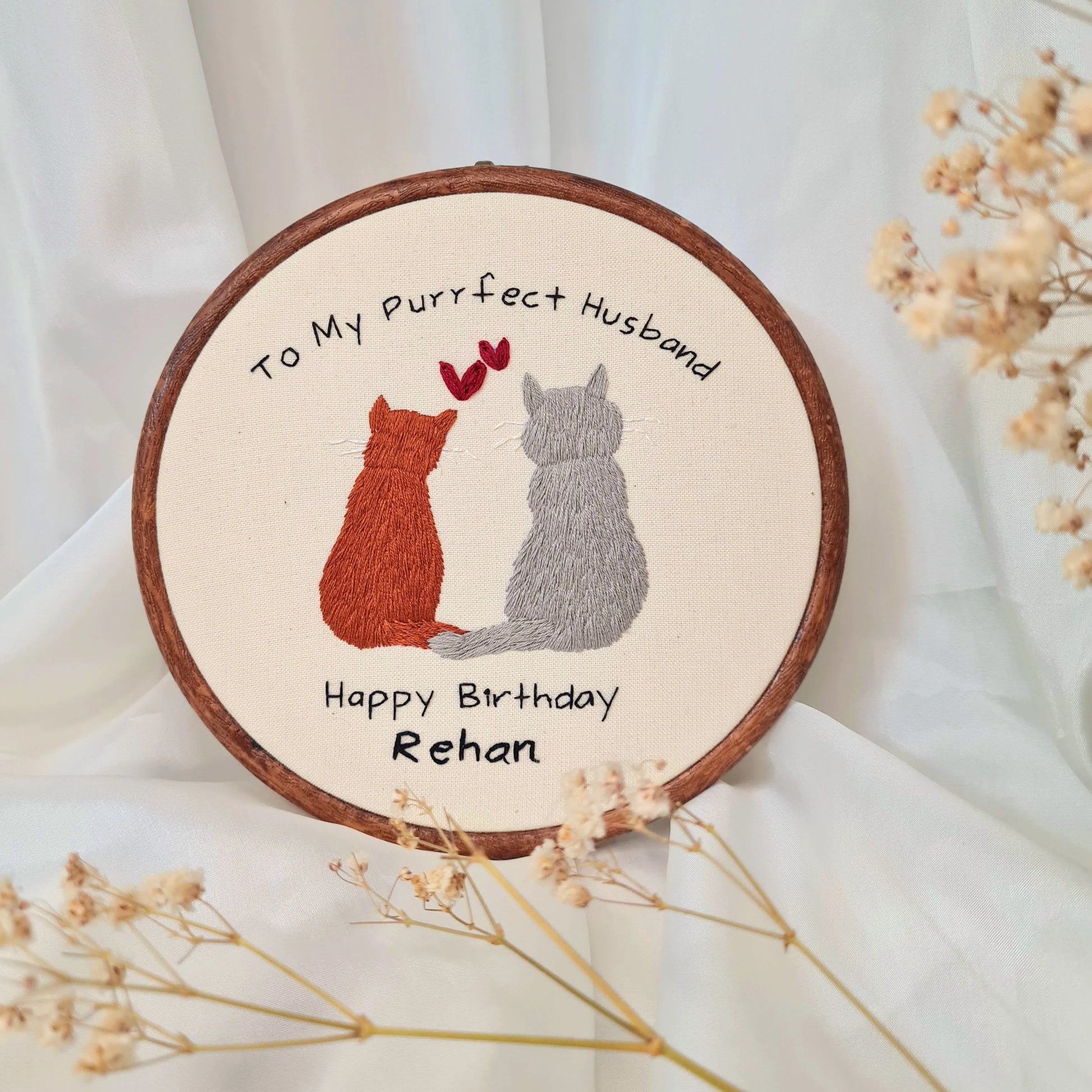 Cat Birthday Hoop