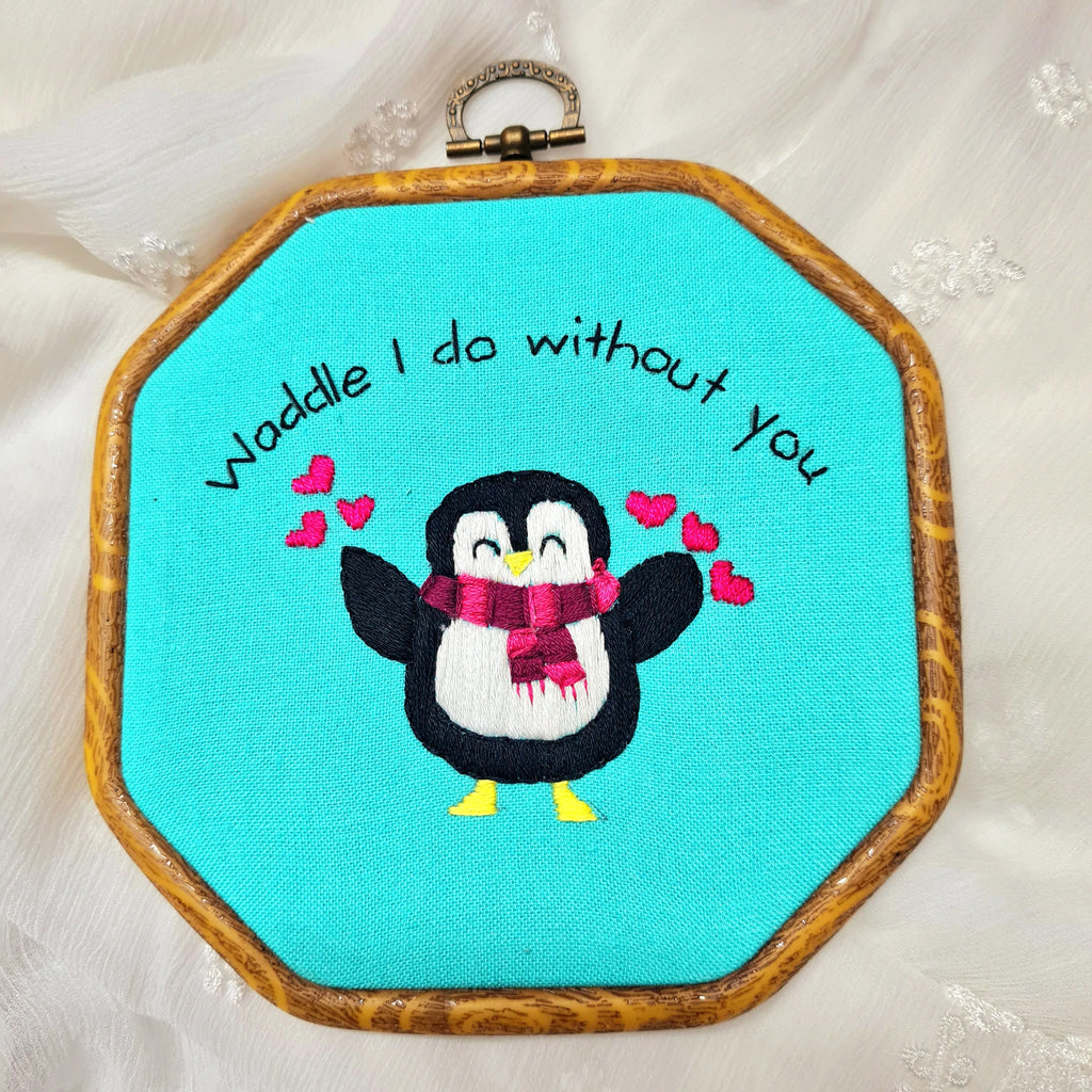 Cute penguin hoop