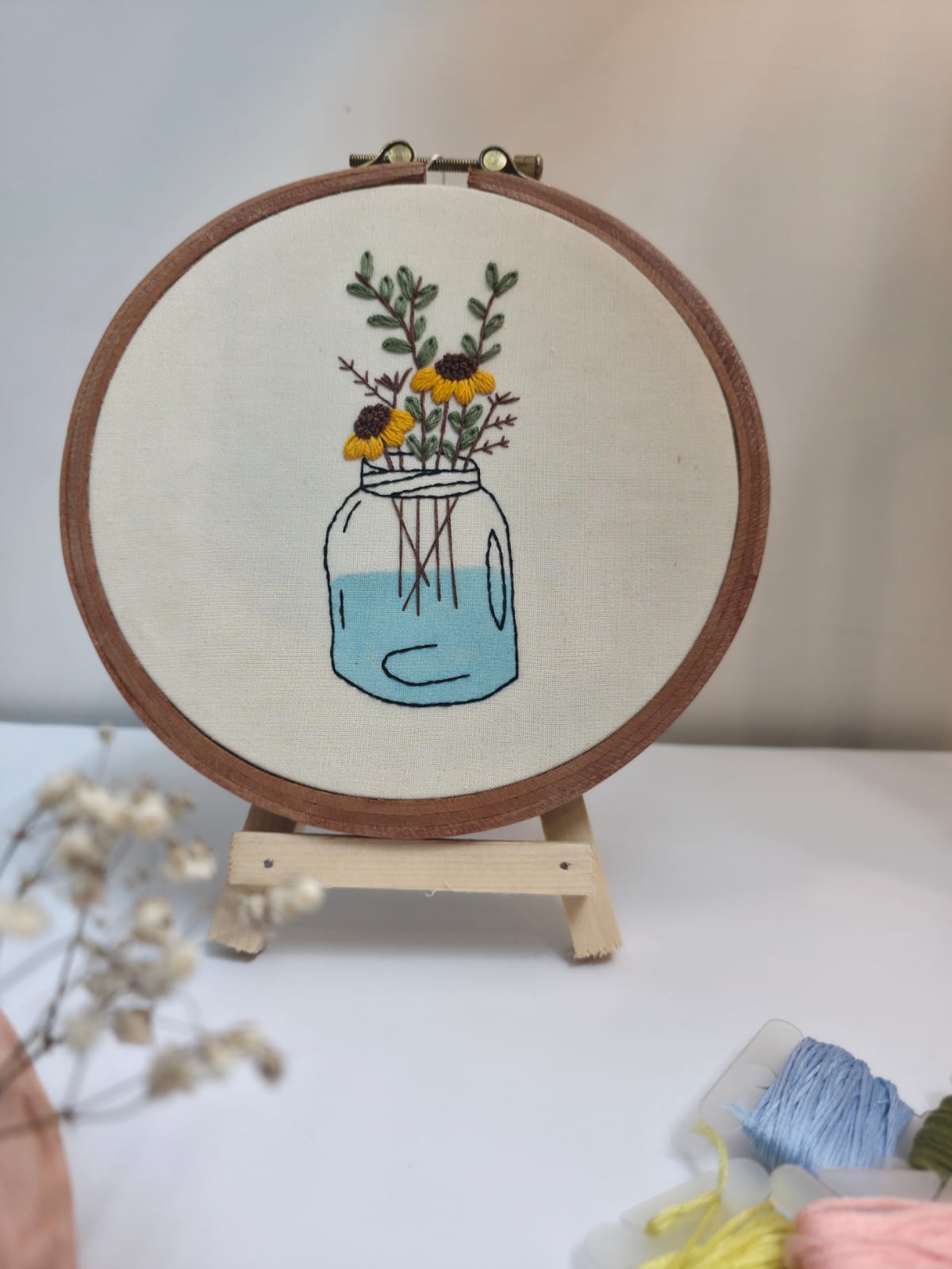 Sunflower in a Jar
