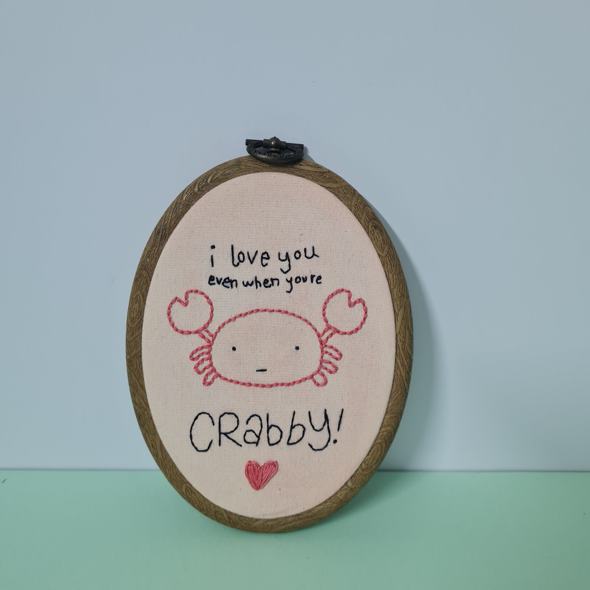 I like you even when you're CRABBY!
